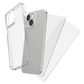My Case Combo: Transparante Hoes met 2 Screenprotectors voor iPhone 13 – Extra Veiligheid