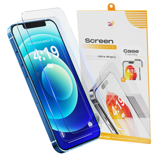 Solutionss4 Screenprotector voor iPhone 12/12 Pro – Case Vriendelijk
