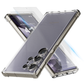 iTech Combo: 2 Screenprotectors & 1 Bumper Hoes voor Samsung Galaxy S24 Ultra – 3-in-1 Bescherming
