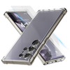 iTech Combo: 2 Screenprotectors & 1 Bumper Hoes voor Samsung Galaxy S24 Ultra – 3-in-1 Bescherming