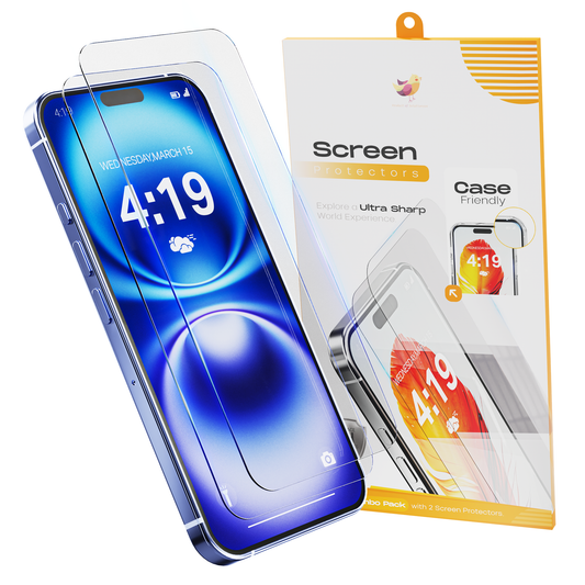 Solutionss4 Screenprotector voor iPhone 16 – Case Vriendelijk