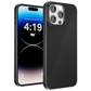 My Case Zwarte Siliconen Hoes voor iPhone 14 Pro Max – Slank Maar Beschermend