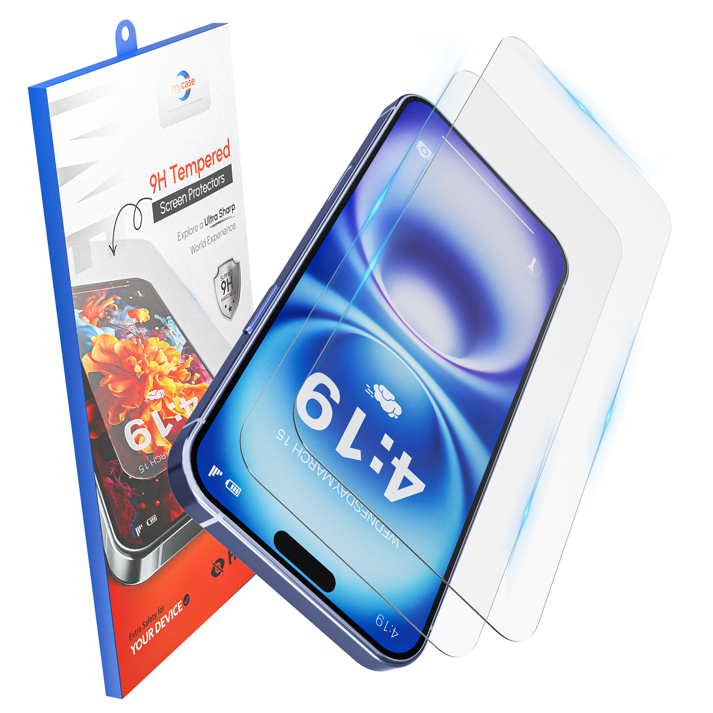 iTech Gehard Glas Screenprotector voor iPhone 16