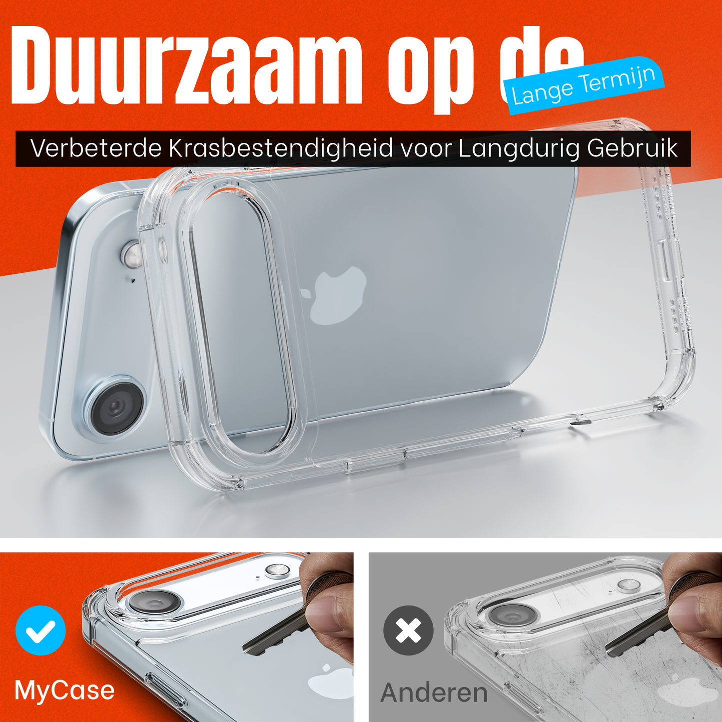 iPhone 17 Air hoesje Transparant