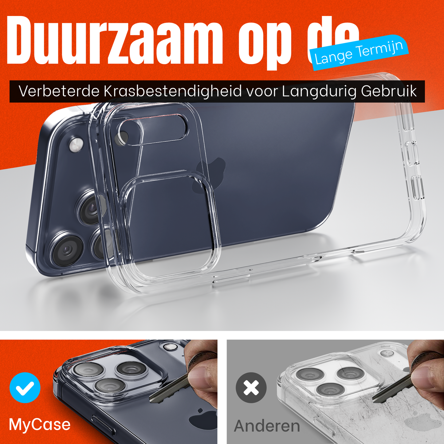 iPhone 17 Pro hoesje Transparant