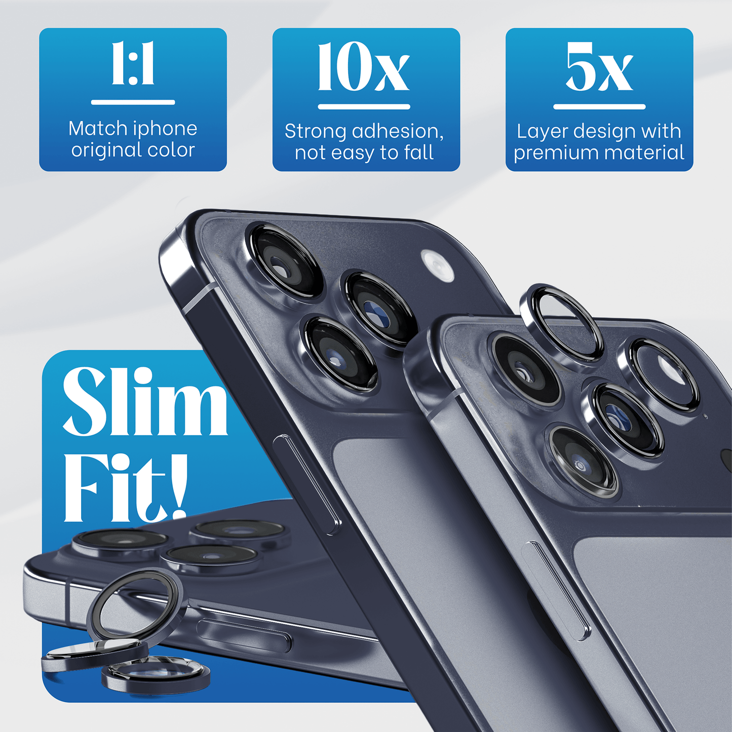 iPhone 17 Pro hoesje Transparant - screenprotector - camera protector