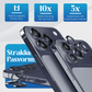 REOVO Camera Protector – Geschikt voor iPhone 17 Pro - 0.05mm Slim Fit – Diep Blauw -Titanium Frame – Anti-Kras & Schokbestendig
