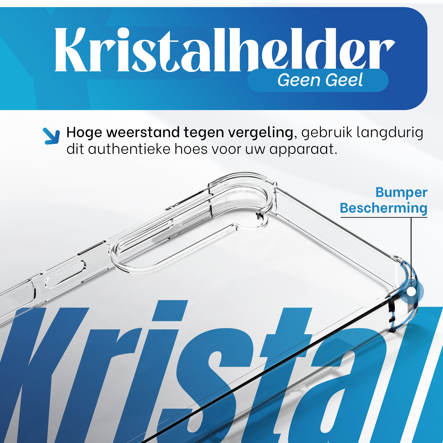 iTech Bumper Hoesje voor Samsung Galaxy A54 – Slank, Schokbestendig & Beschermend