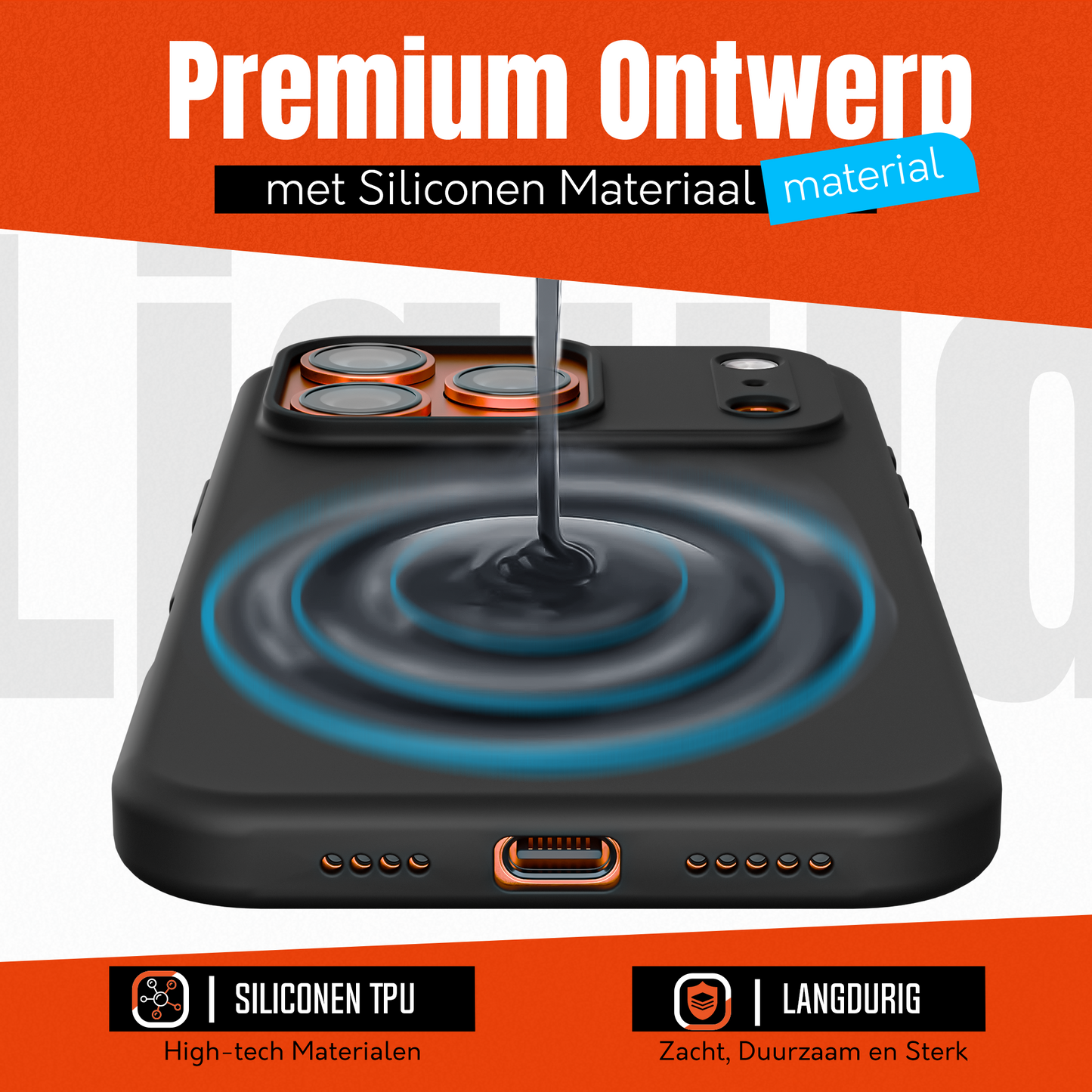 iPhone 17 Pro hoesje Zwart
