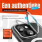 iPhone 15 Hoesje – Transparant MagSafe Case met Metalen Stand & Oranje Button