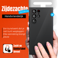 My Case Combo: Zwarte Siliconen Hoes met 2 Screenprotectors voor Samsung Galaxy S22 Ultra – Extra Veiligheid