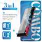 iTech Combo: 2 Screenprotectors & 1 Bumper Hoes voor Samsung Galaxy S22 Ultra – 3-in-1 Bescherming