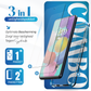 iTech Combo: 2 Screenprotectors & 1 Bumper Hoes voor Samsung Galaxy A51 – 3-in-1 Bescherming