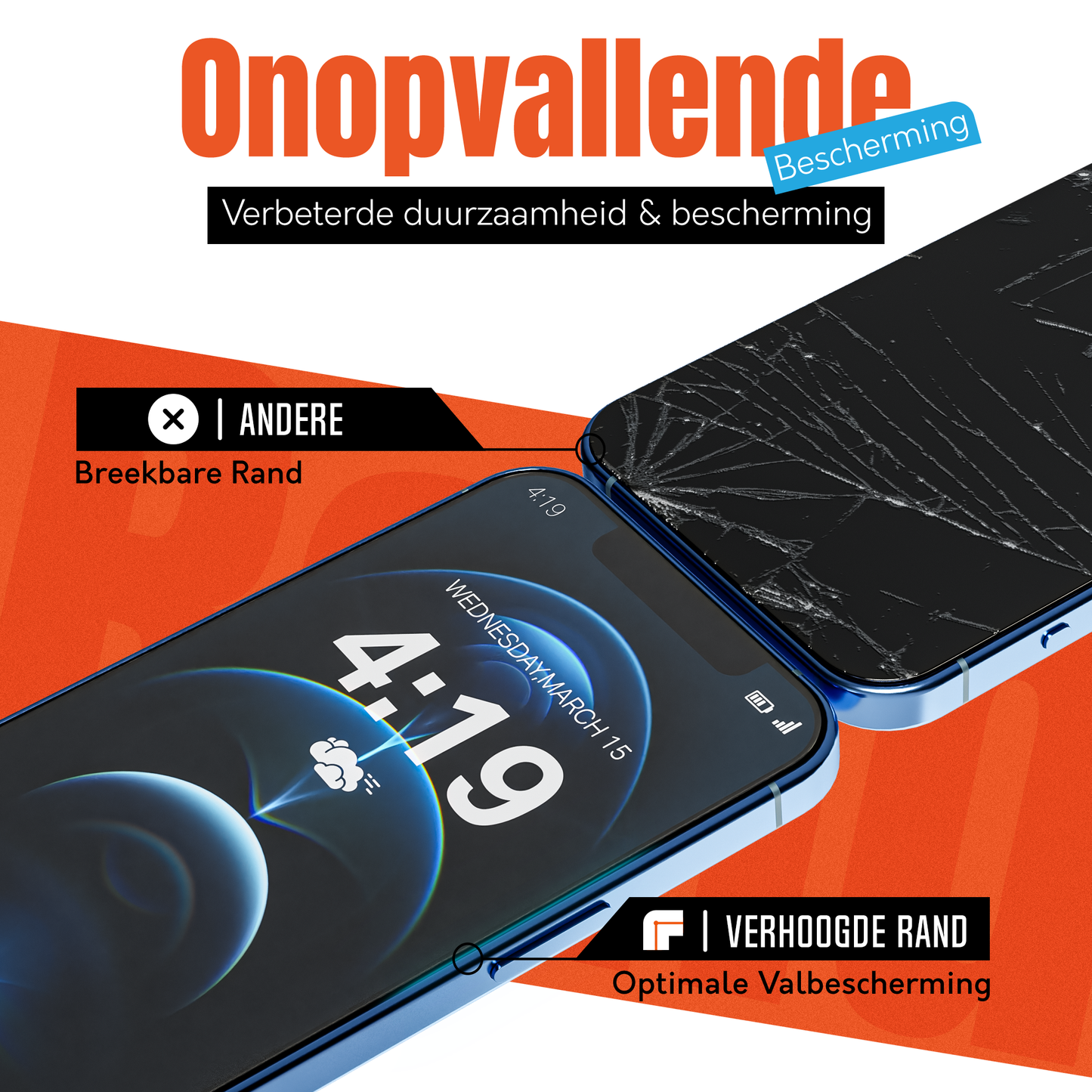 iTech Gehard Glas Screenprotector voor iPhone 12 Pro