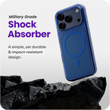 iPhone 17 Pro Max MagSafe Cord Case Dark Blue