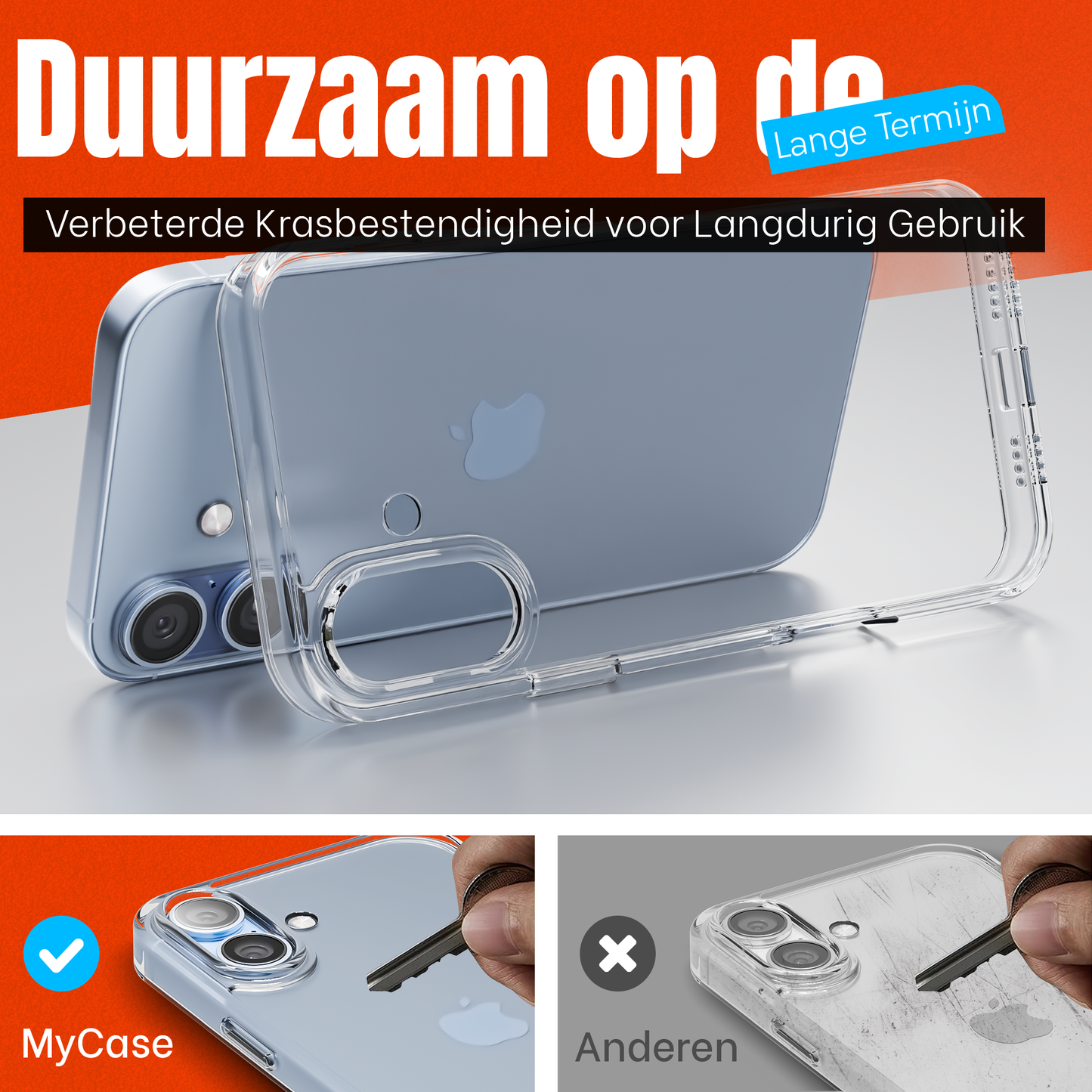 iPhone 17 hoesje Transparant