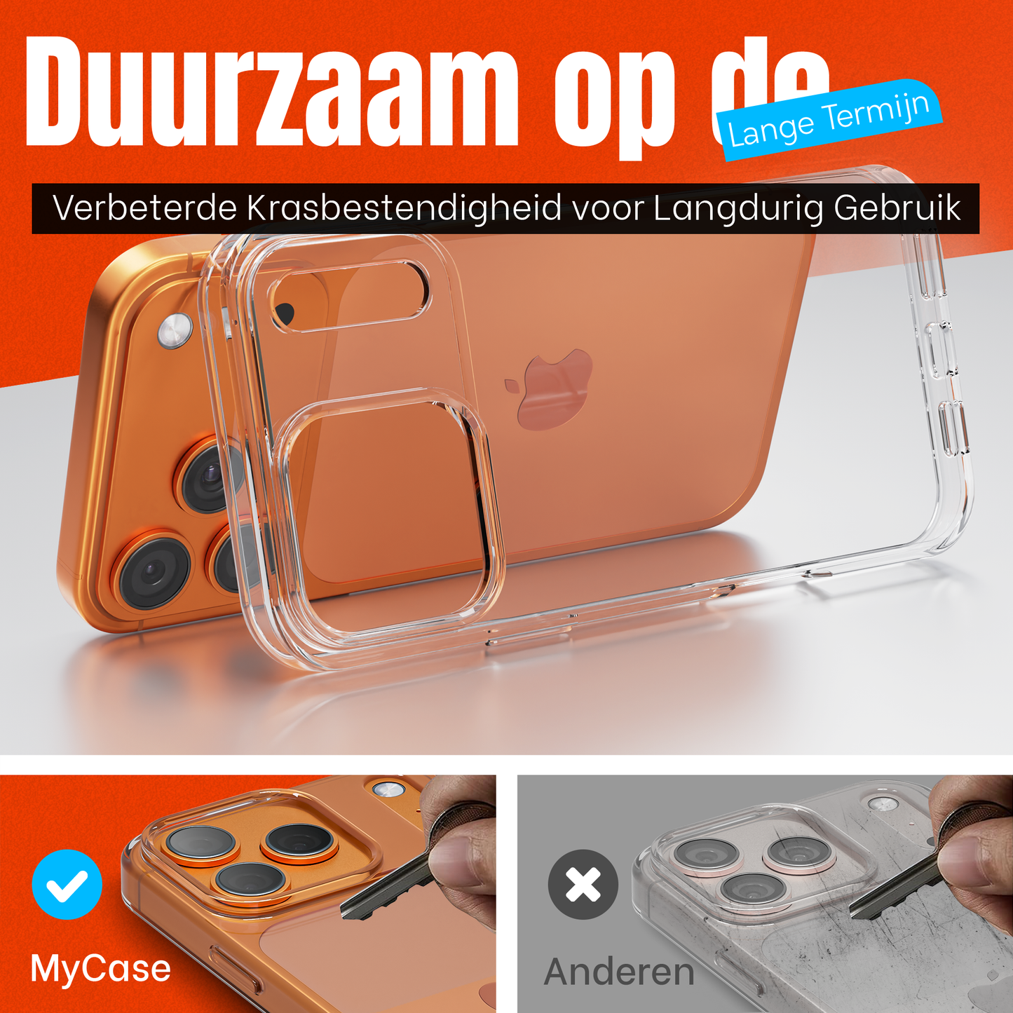 iPhone 17 Pro hoesje Transparant