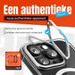 iPhone 16 Pro Max Hoesje – Transparant MagSafe Case met Metalen Stand & Oranje Button