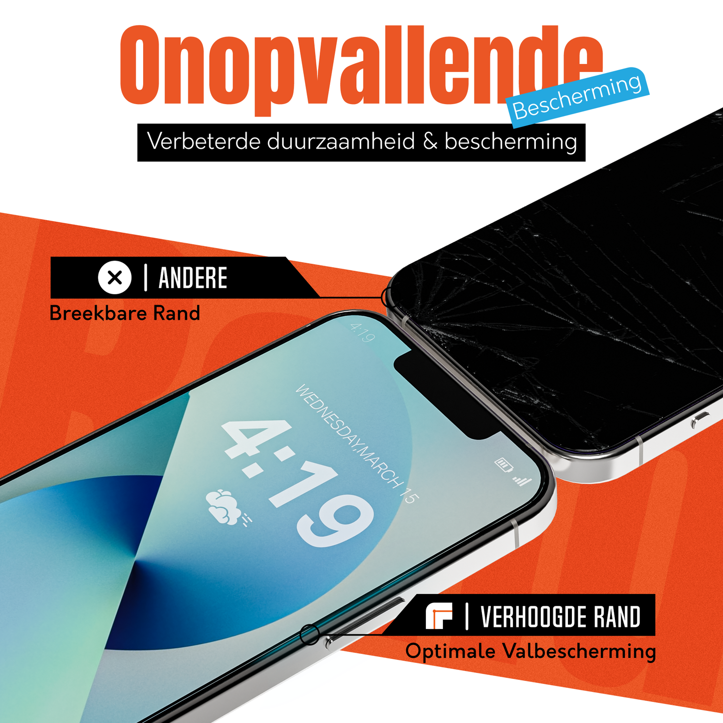 iTech Gehard Glas Screenprotector voor iPhone 13