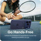 iPhone 17 Pro Max Camera Stand case Donker Blauw