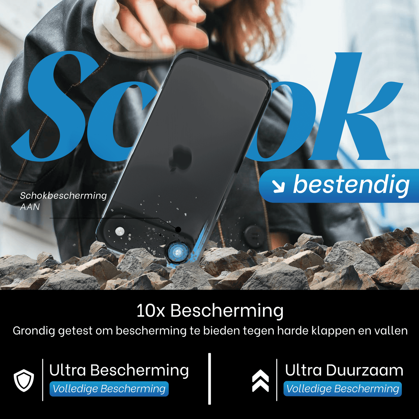 REOVO Camera Protector – Geschikt voor iPhone AIR - 0.05mm Slim Fit – Space Zwart -Titanium Frame – Anti-Kras & Schokbestendig