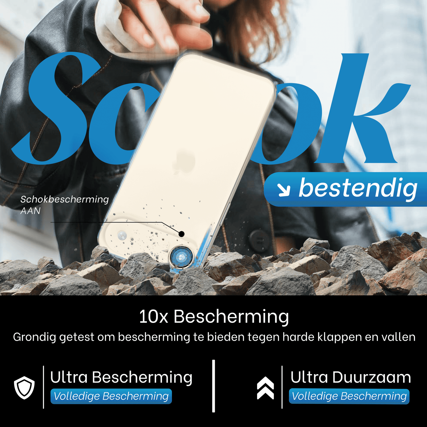 REOVO Camera Protector – Geschikt voor iPhone AIR - 0.05mm Slim Fit – Goud -Titanium Frame – Anti-Kras & Schokbestendig