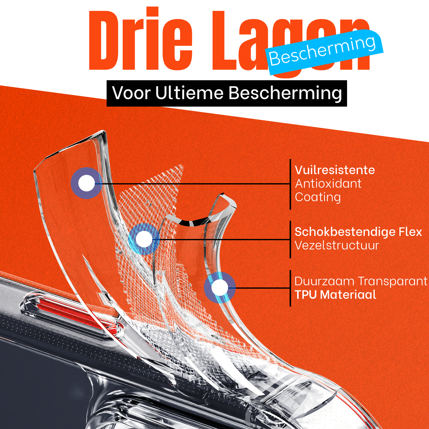 iPhone 17 Pro hoesje Transparant