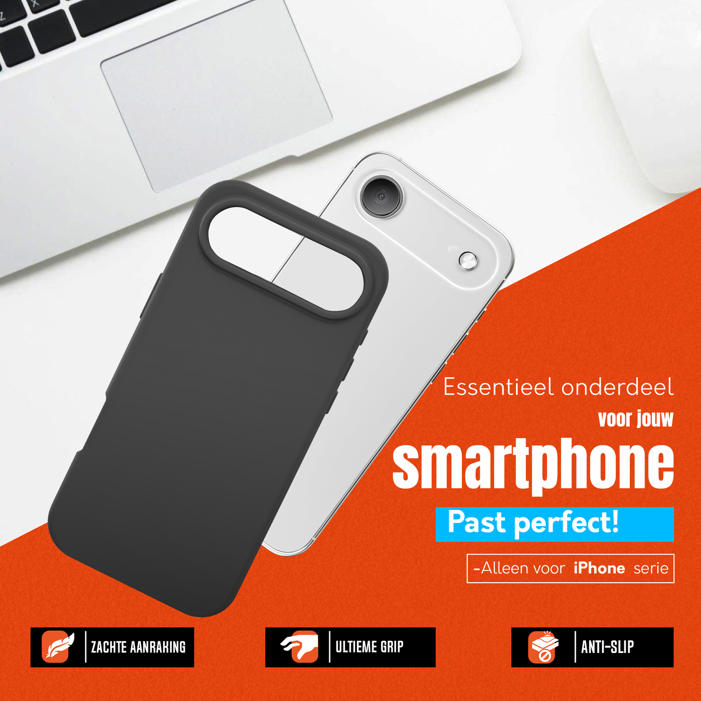 iPhone 17 Air hoesje Zwart