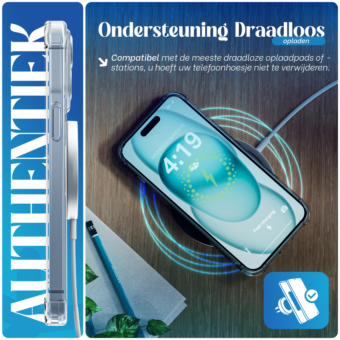 iTech Bumper Hoesje voor iPhone 15 – Slank, Schokbestendig & Beschermend