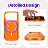 iPhone 17 Pro MagSafe Cord Case Orange