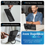 Samsung Galaxy S26 hoesje Zwart Magsafe 360 telefoonstandaard