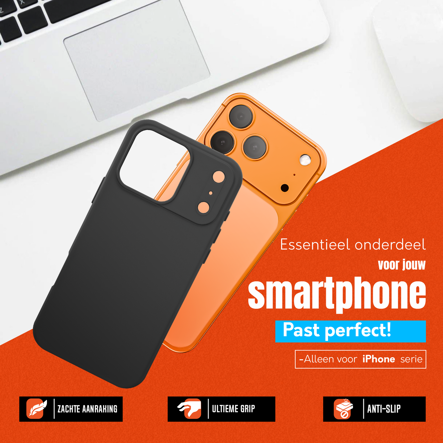 iPhone 17 Pro hoesje Zwart