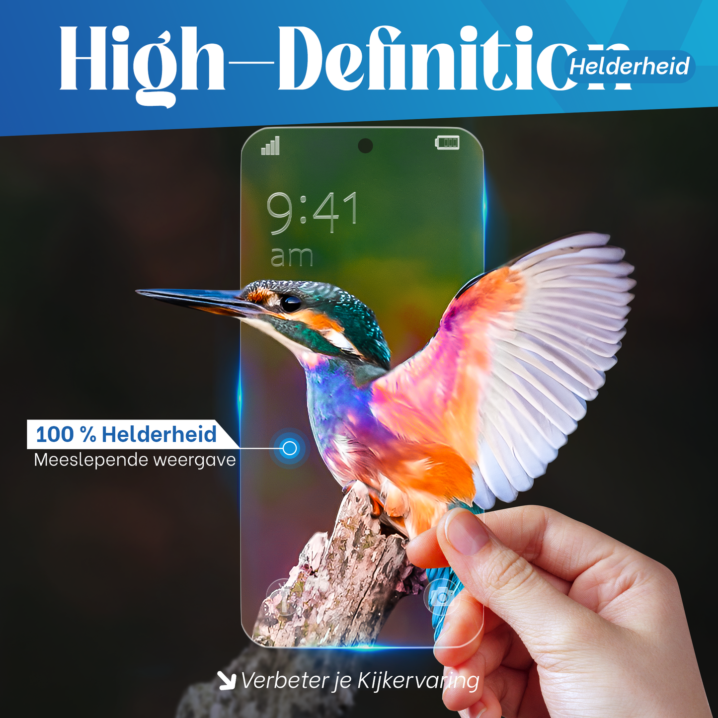 iTech Combo: 2 Screenprotectors & 1 Bumper Hoes voor Samsung Galaxy A54 – 3-in-1 Bescherming
