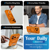 iPhone 17 Pro Max hoesje Oranje Magsafe 360 telefoonstandaard