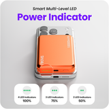 Powerbank 10.000 mAh - 25W - Q2.2 - Geschikt voor MagSafe systeem - Powerbanks - Magnetisch opladen - Snellader - Noodpakket - Draadloos opladen - Met USB-C Poort