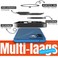 My Case Zwart Hoesje geschikt voor iPhone 12/12 Pro  MagSafe – Slank, Sterk & MagSafe-Klaar