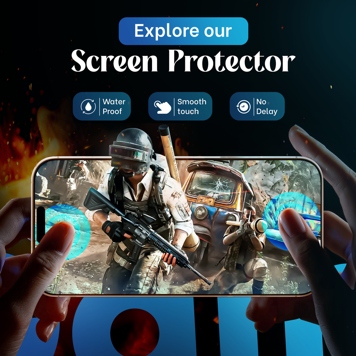 REOVO Privacy Screen Protector - Geschikt voor iPhone 17 - Gorilla Glass Extra Hard - Installatie Tool