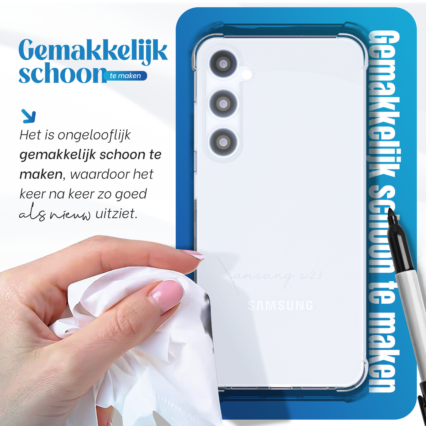 iTech Bumper Hoesje voor Samsung Galaxy S24 Plus/S25 Plus – Slank, Schokbestendig & Beschermend