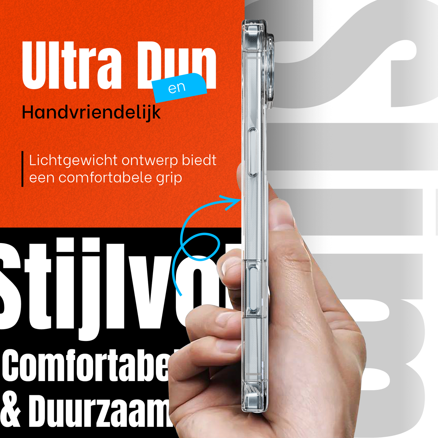 iPhone 17 Air hoesje Transparant