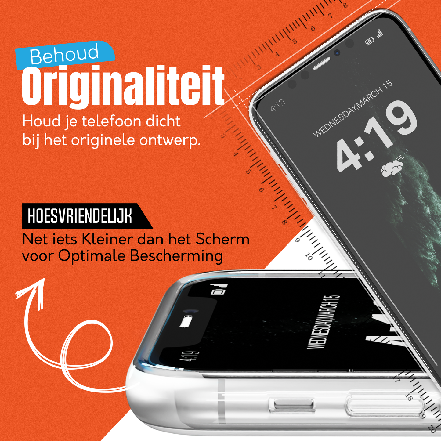 My Case 9H Gehard Glas Screenprotector voor iPhone 11 Pro