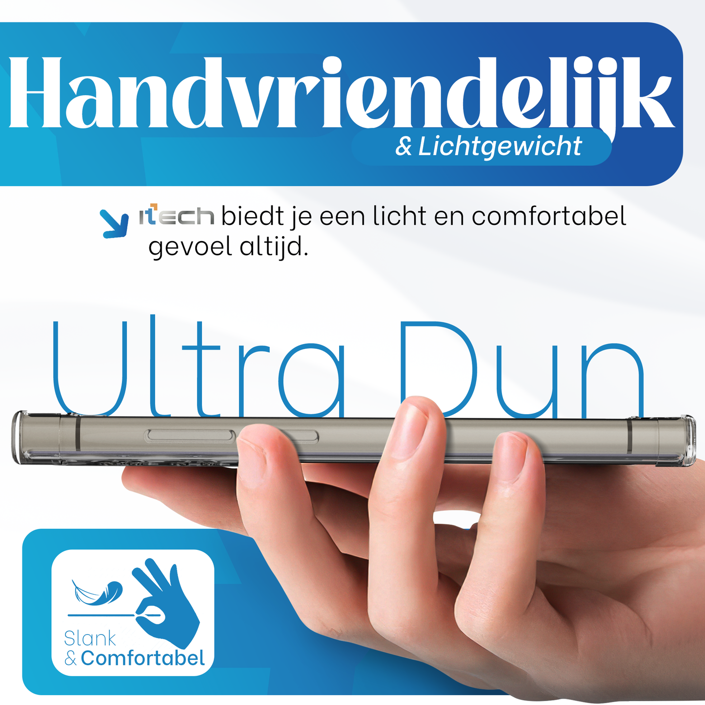 iTech Combo: 2 Screenprotectors & 1 Bumper Hoes voor Samsung Galaxy S24 Ultra – 3-in-1 Bescherming