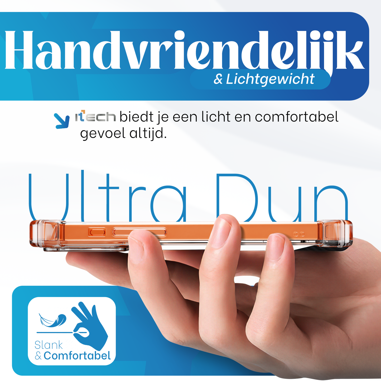 iPhone 17 Pro Max Hoesje Transparant - screen protector