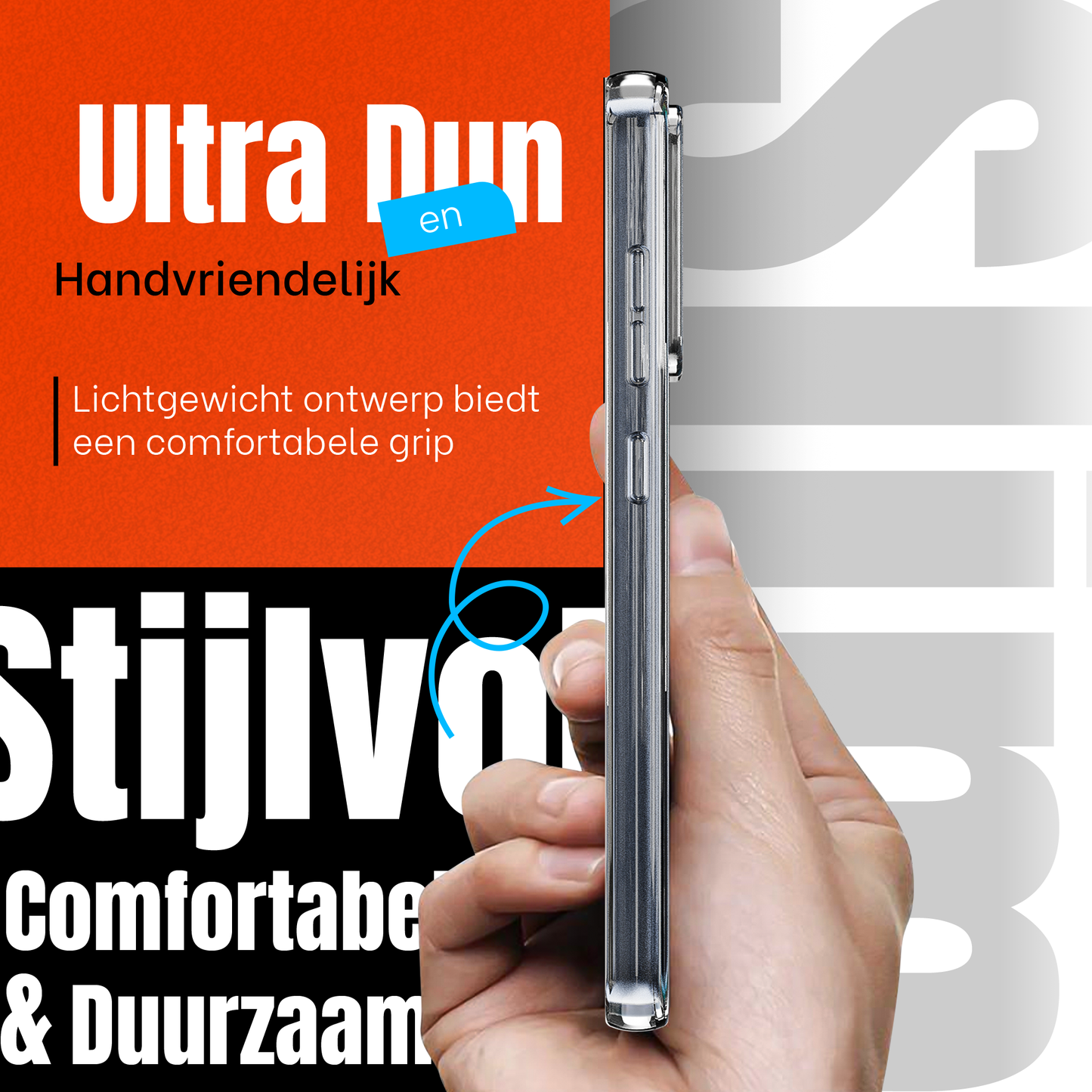 My Case Transparante Hoes voor Samsung Galaxy A51 – Langdurig Helder