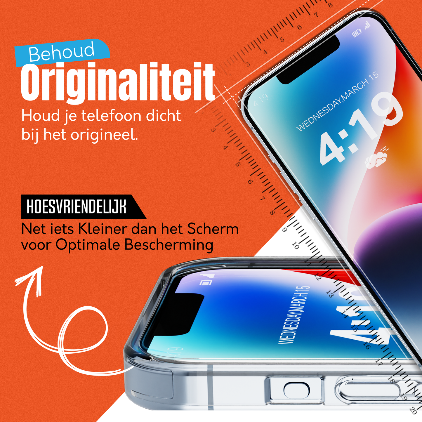 iTech Gehard Glas Screenprotector voor iPhone 14