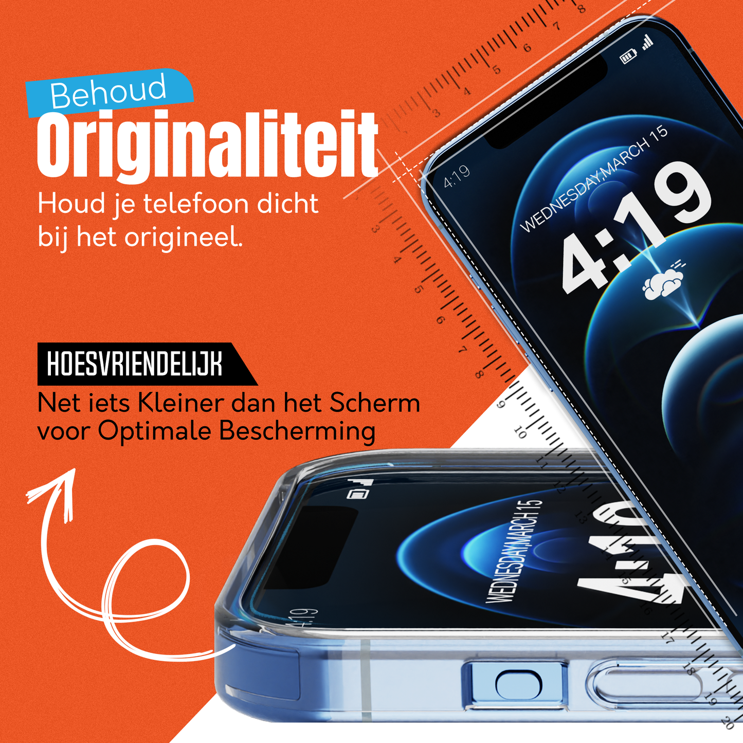 iTech Gehard Glas Screenprotector voor iPhone 12 Pro