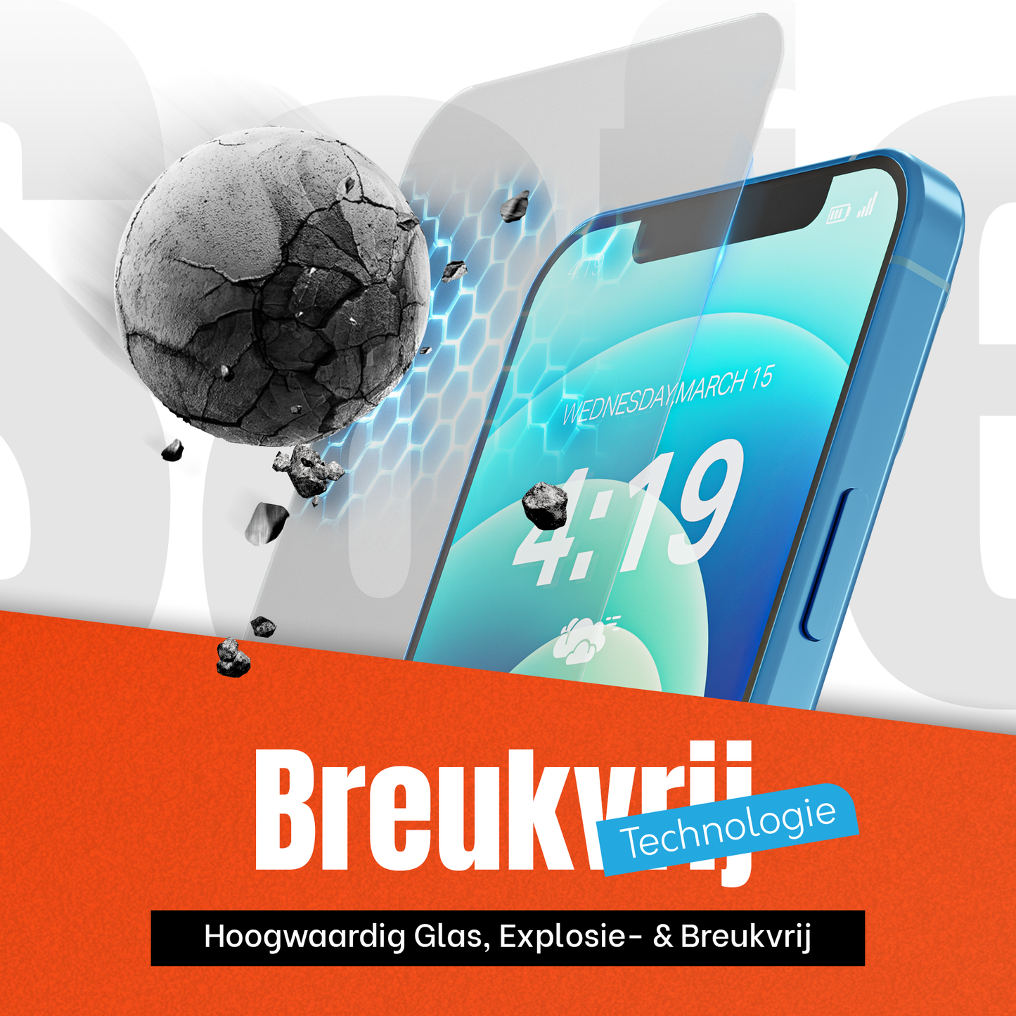 My Case Combo: Transparante Hoes met 2 Screenprotectors voor iPhone 12/12 Pro – Extra Veiligheid