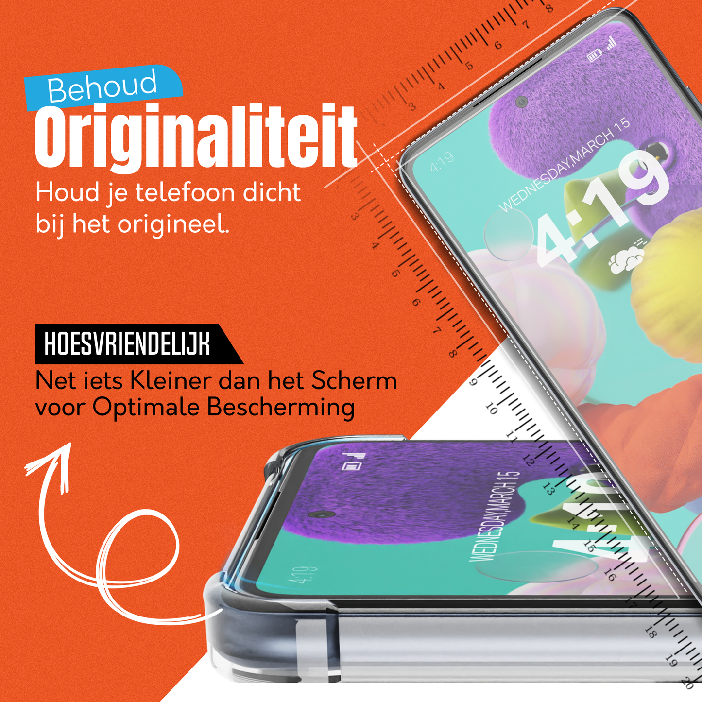 My Case 9H Gehard Glas Screenprotector voor Samsung Galaxy A51