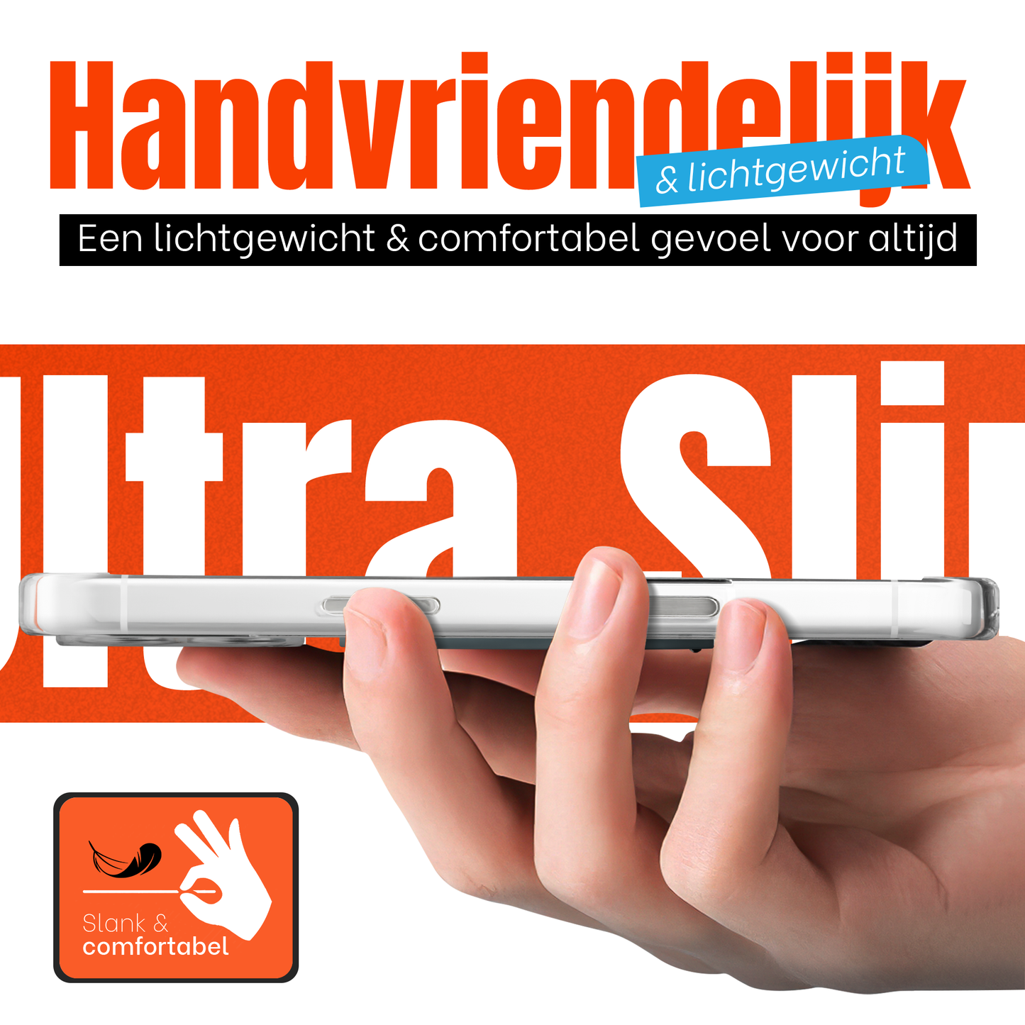 iPhone 16 Hoesje – Shockproof MagSafe Case met 360 Ring Stand Transparant