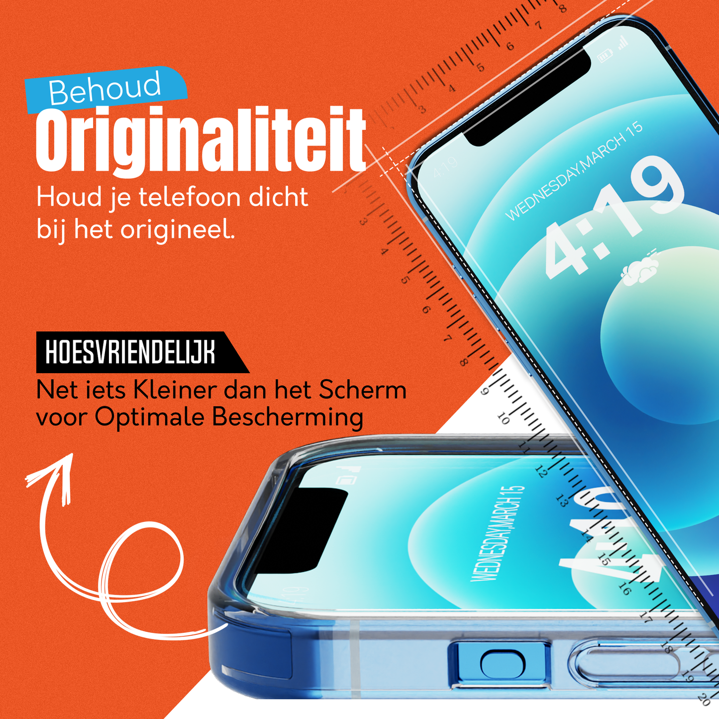 iTech Gehard Glas Screenprotector voor iPhone 12