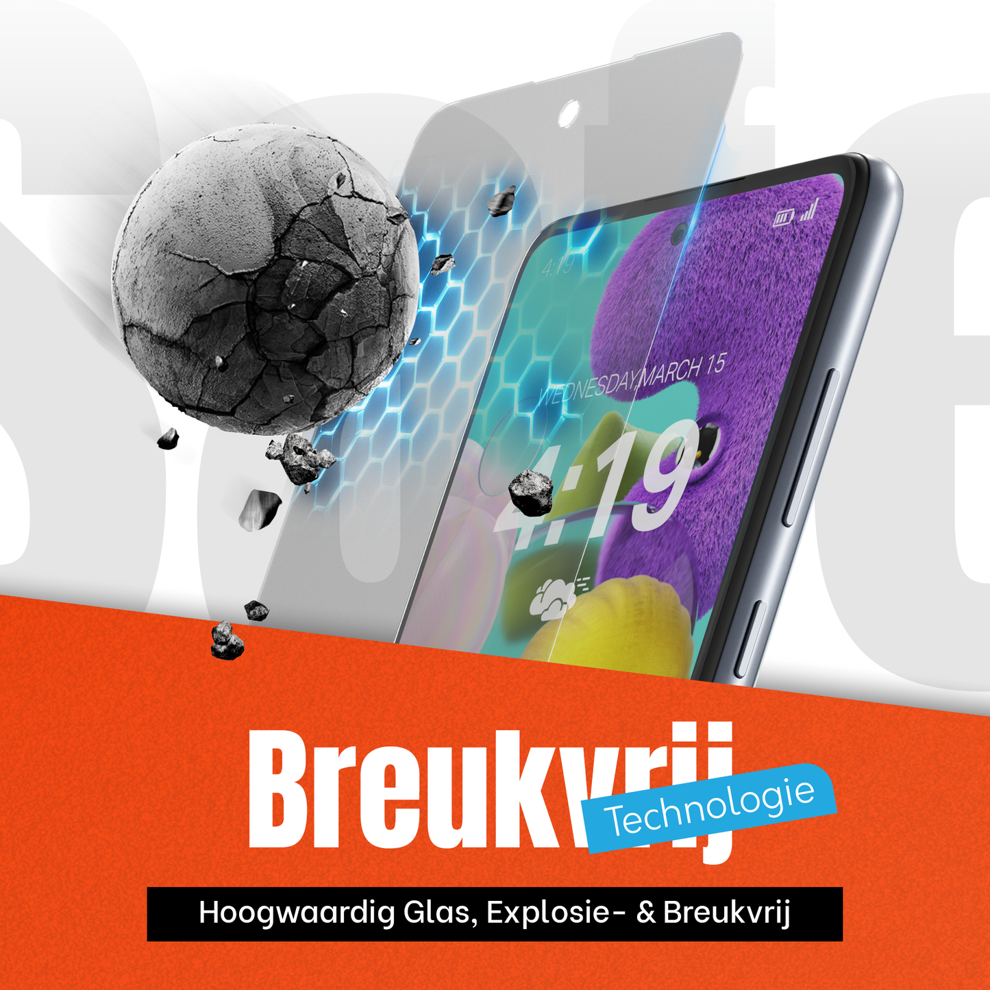 My Case Combo: Transparante Hoes met 2 Screenprotectors voor Samsung Galaxy A51 – Extra Veiligheid